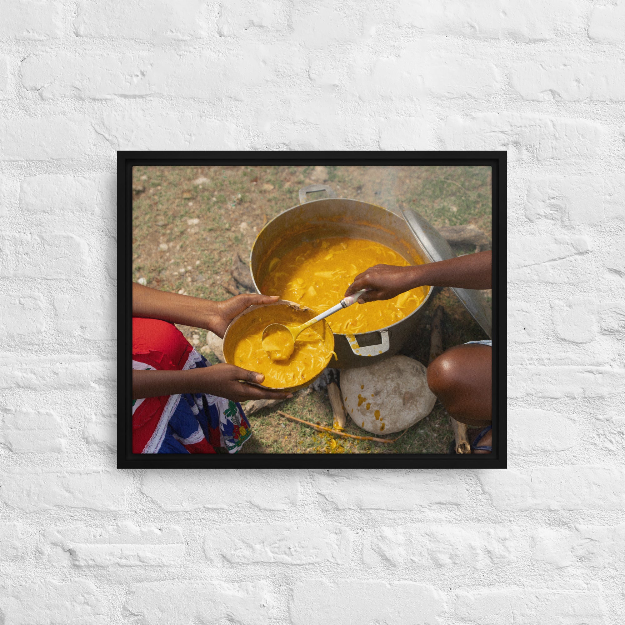 Framed canvas ( Pumpkin soup )