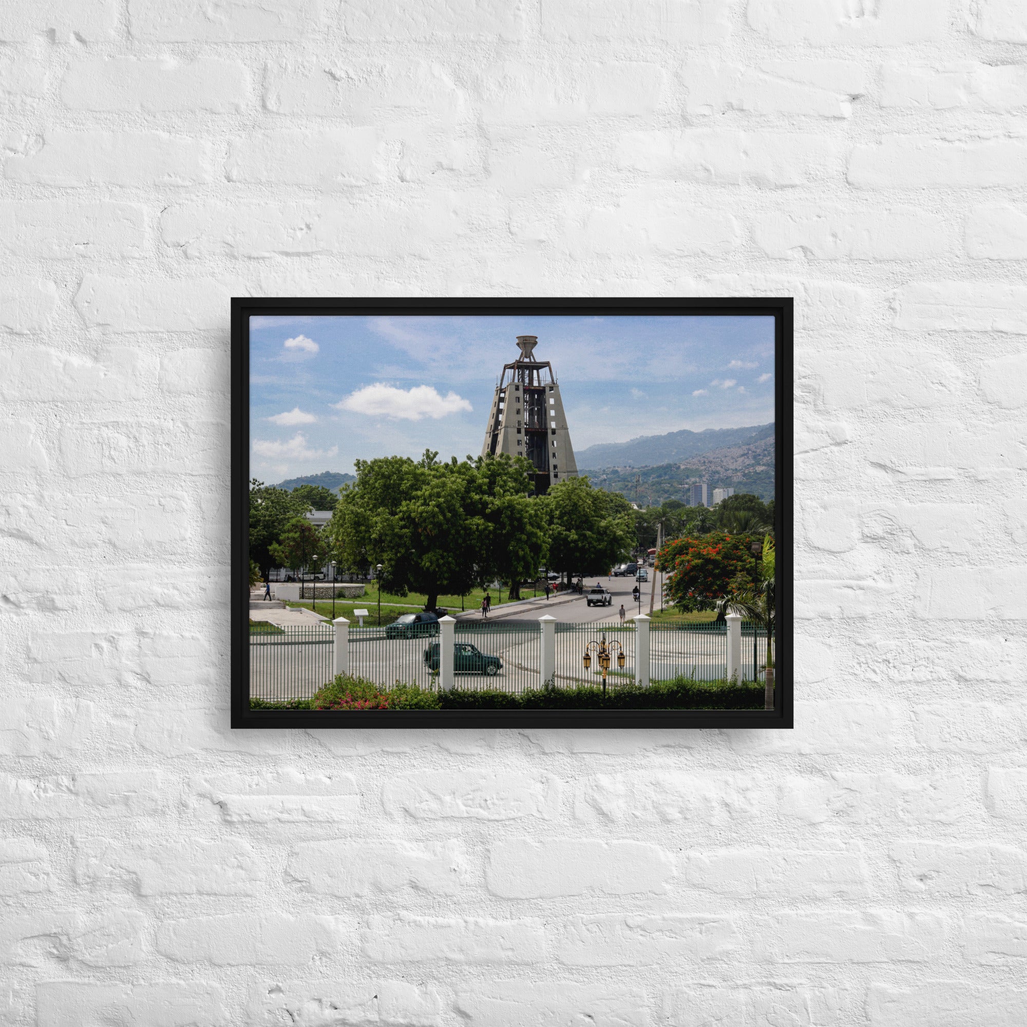 Framed canvas ( Champ de mars, Haïti )