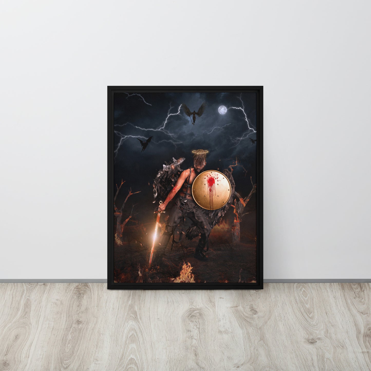Framed canvas ( The Archangel )