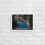 Framed canvas ( Bassin bleu, Haïti )
