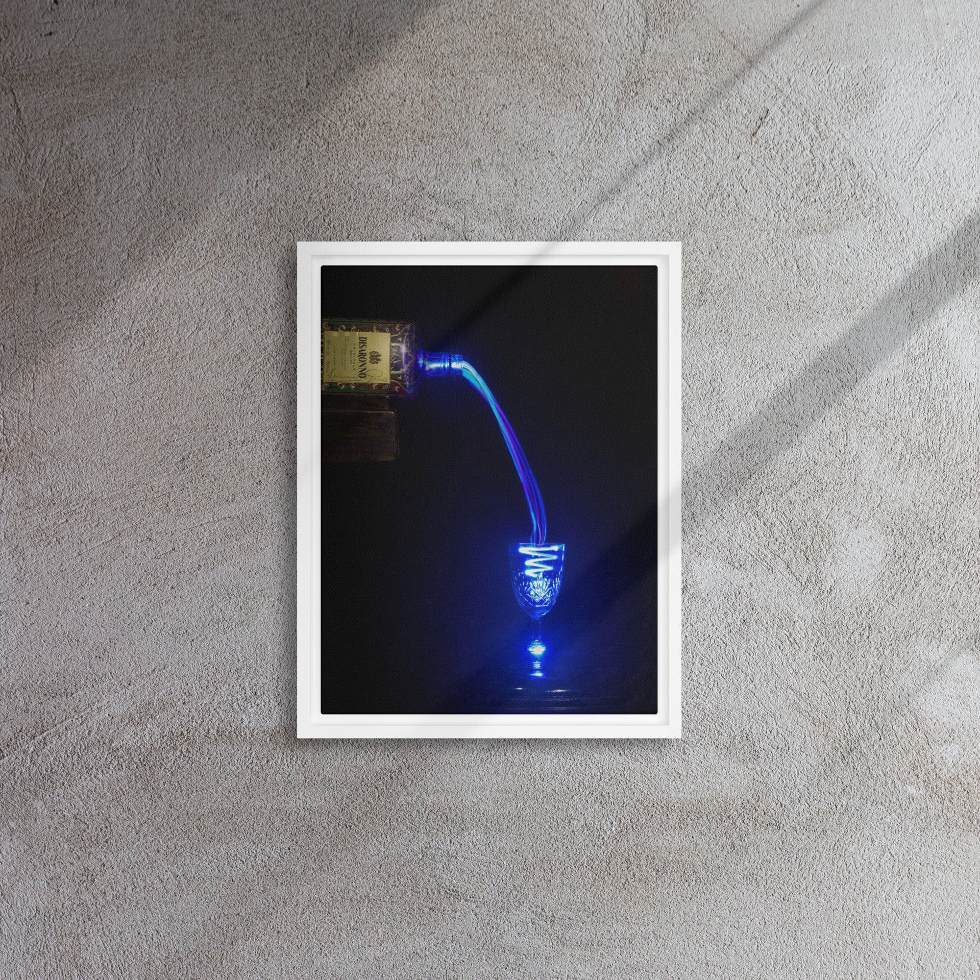 Framed canvas ( Light painting photography )