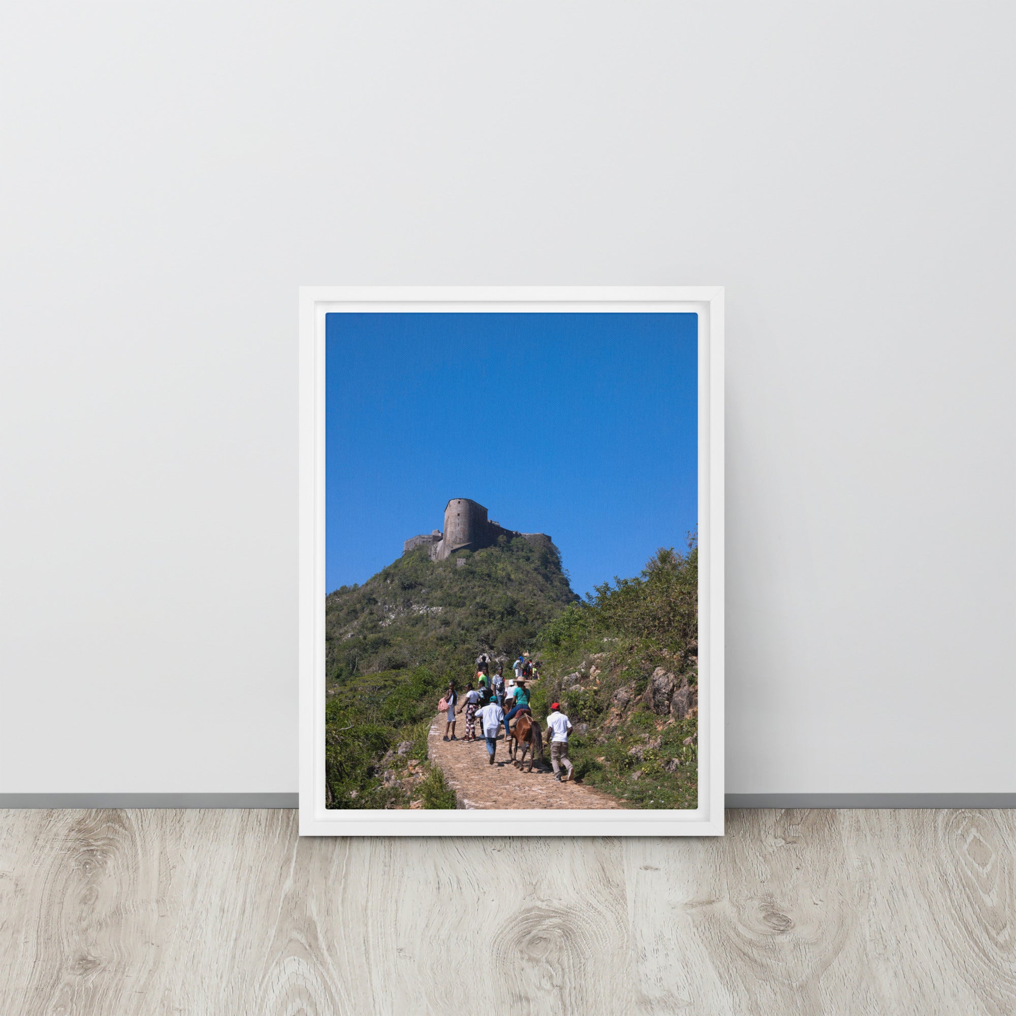 Framed canvas ( Citadelle La Ferrière, Haiti )