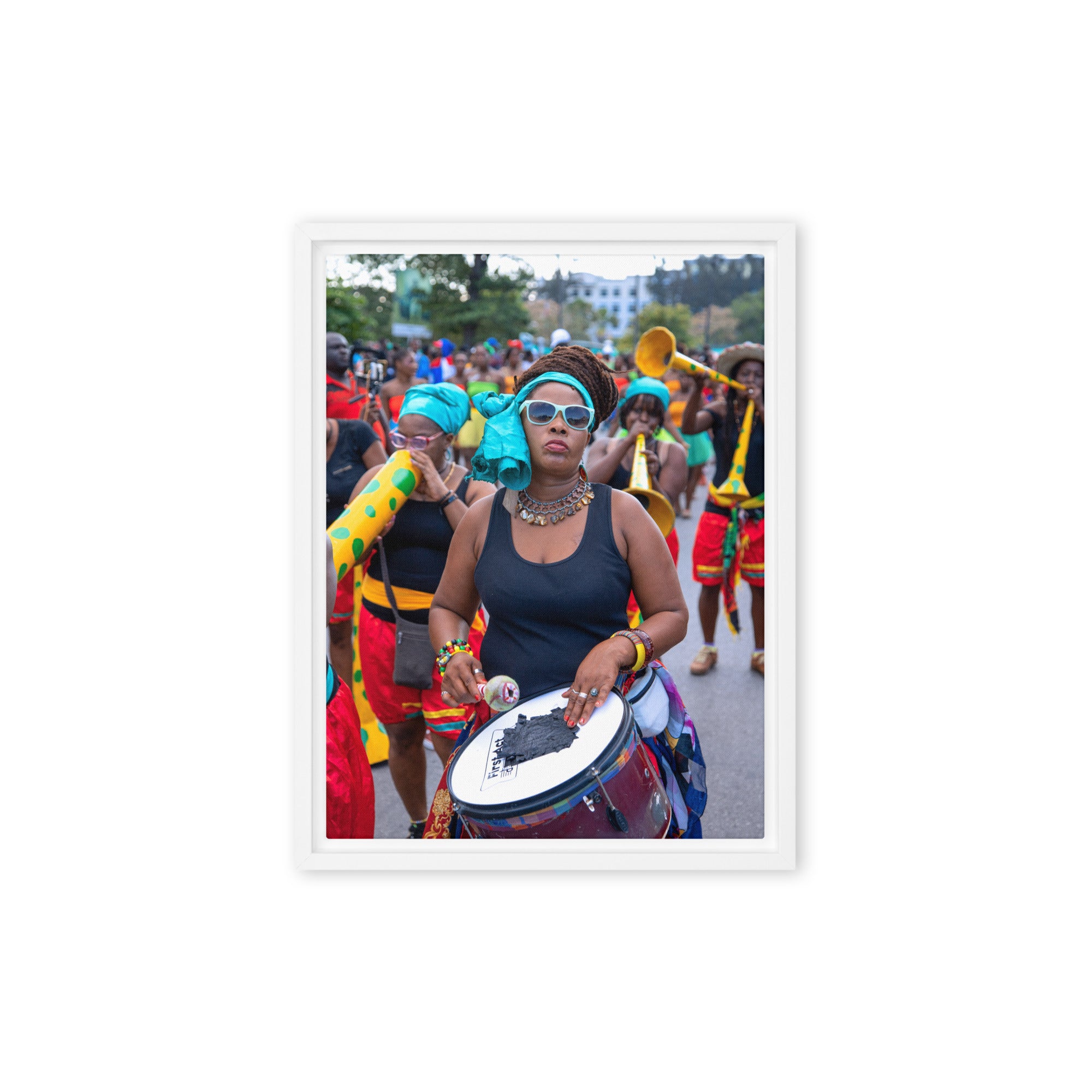 Framed canvas ( Haitian Carnival )