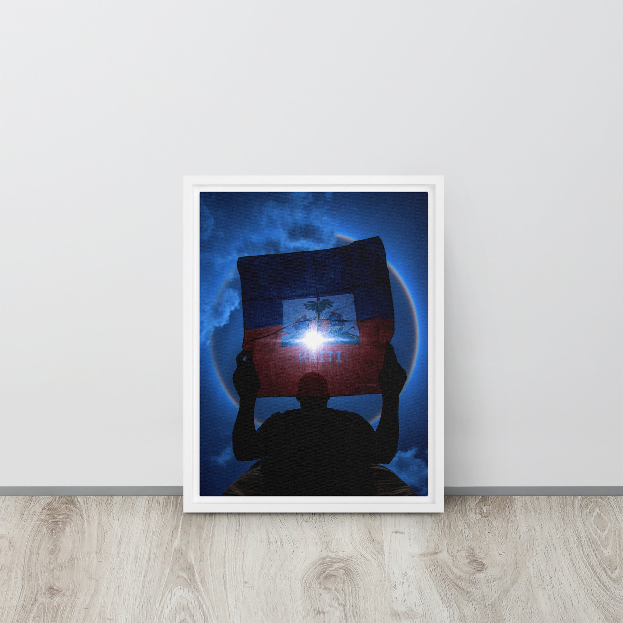 Framed canvas ( Luminous halo )