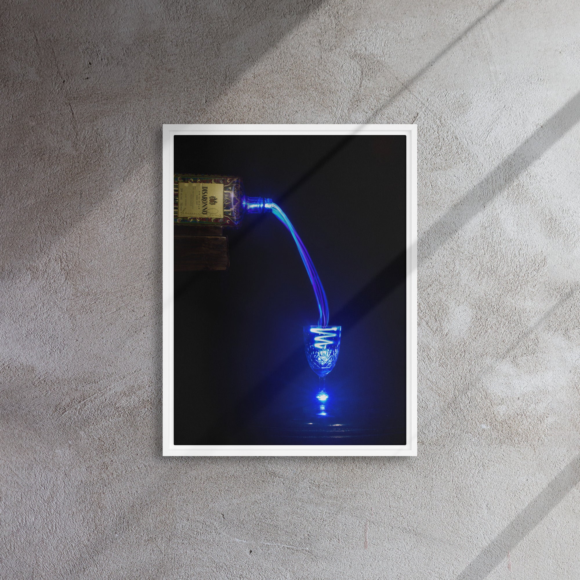 Framed canvas ( Light painting photography )