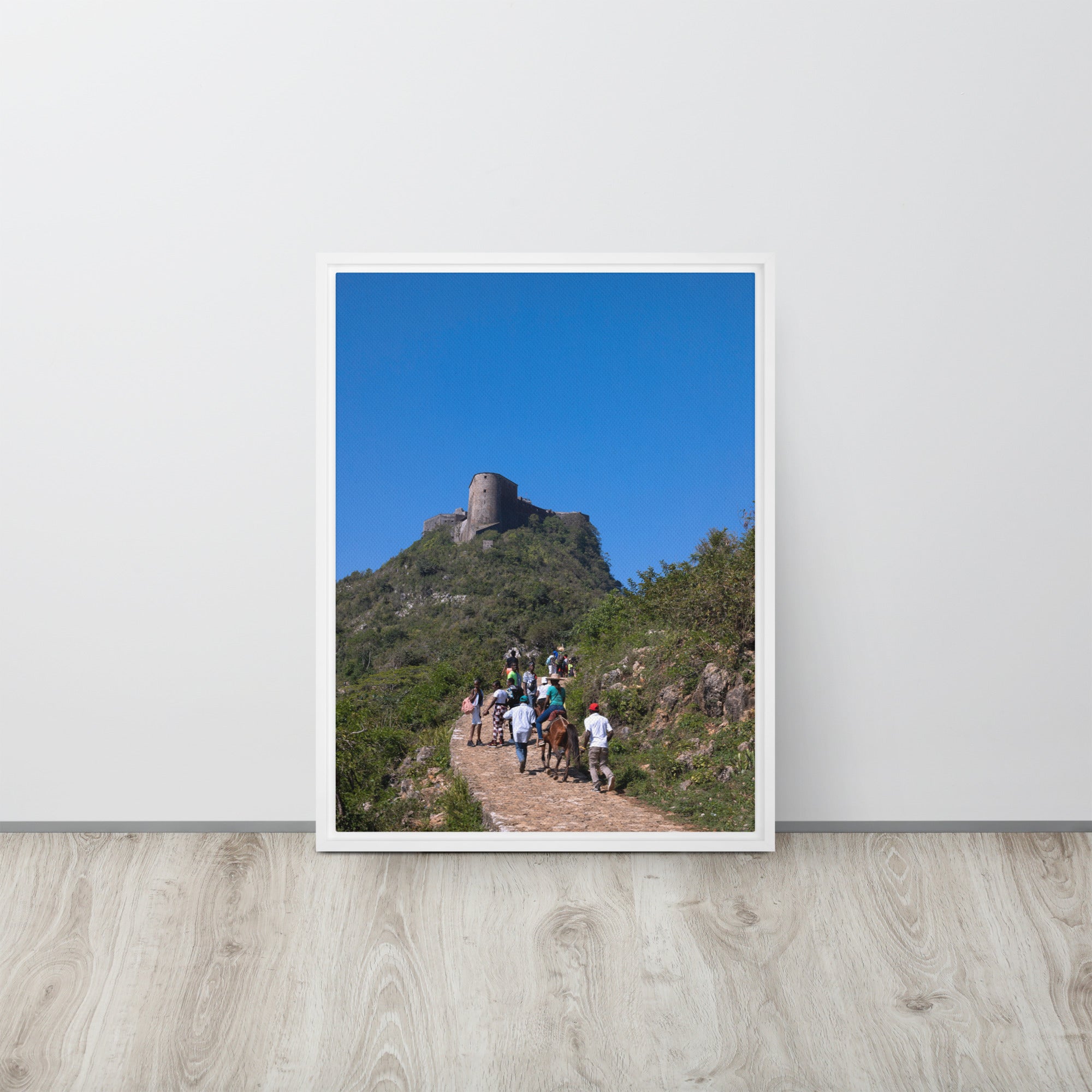 Framed canvas ( Citadelle La Ferrière, Haiti )