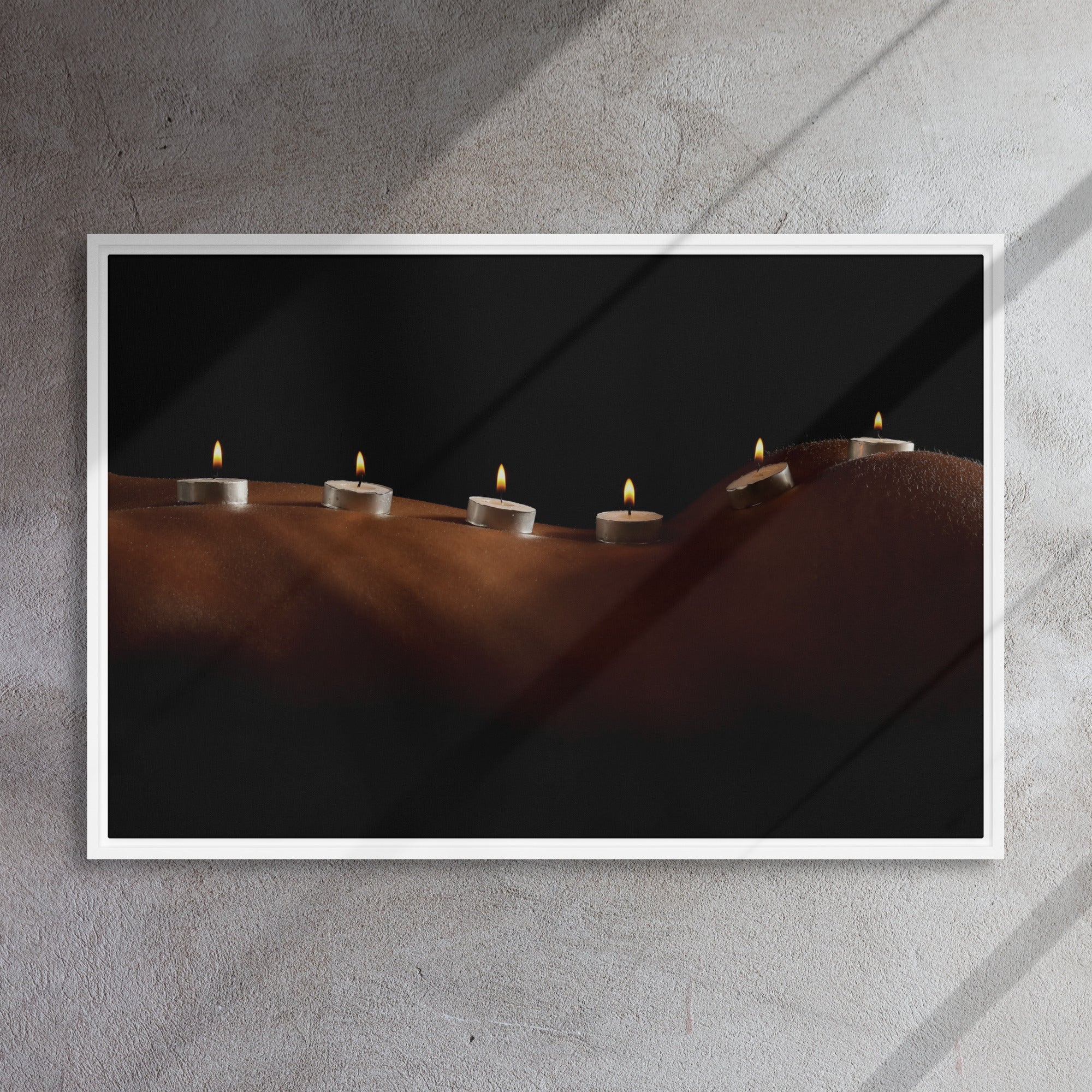 Framed canvas ( Fine art nude photography )