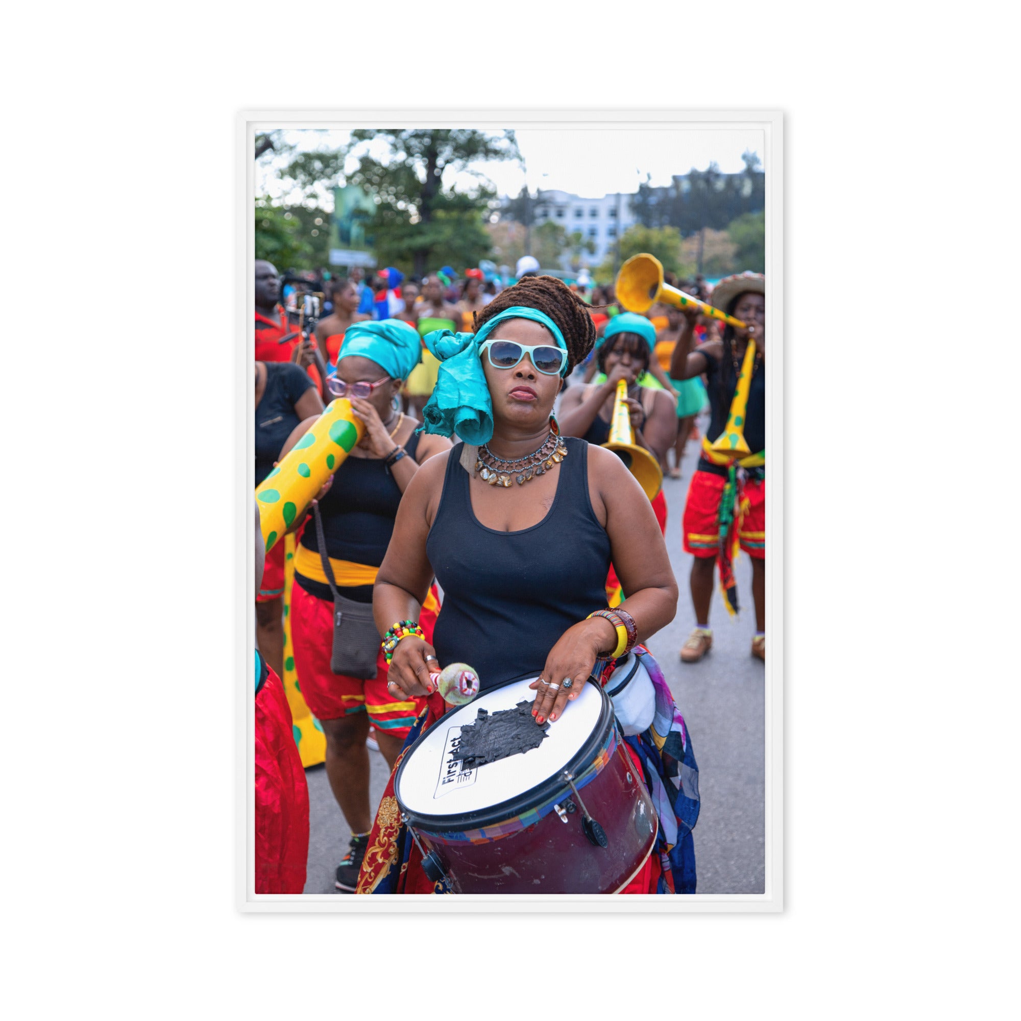 Framed canvas ( Haitian Carnival )