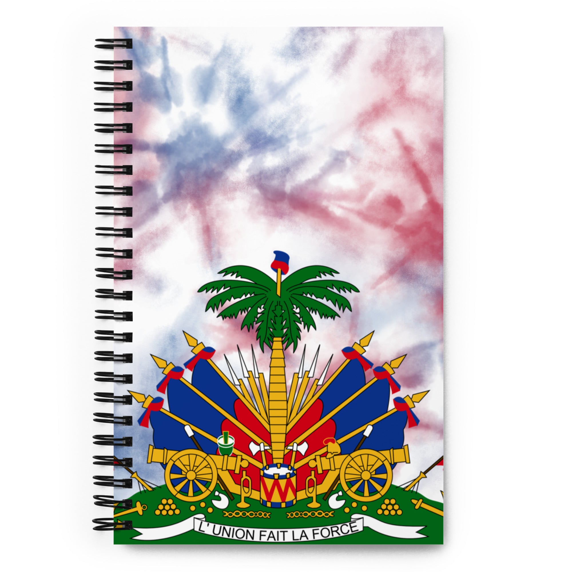 Spiral notebook ( Haitian emblem )