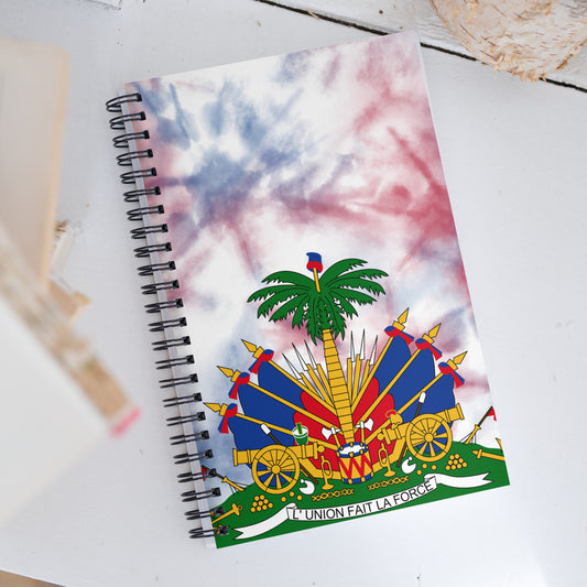 Spiral notebook ( Haitian emblem )