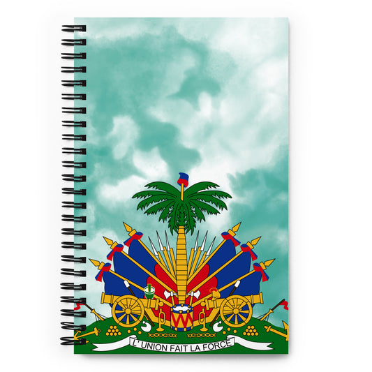 Spiral notebook ( Haitian emblem )