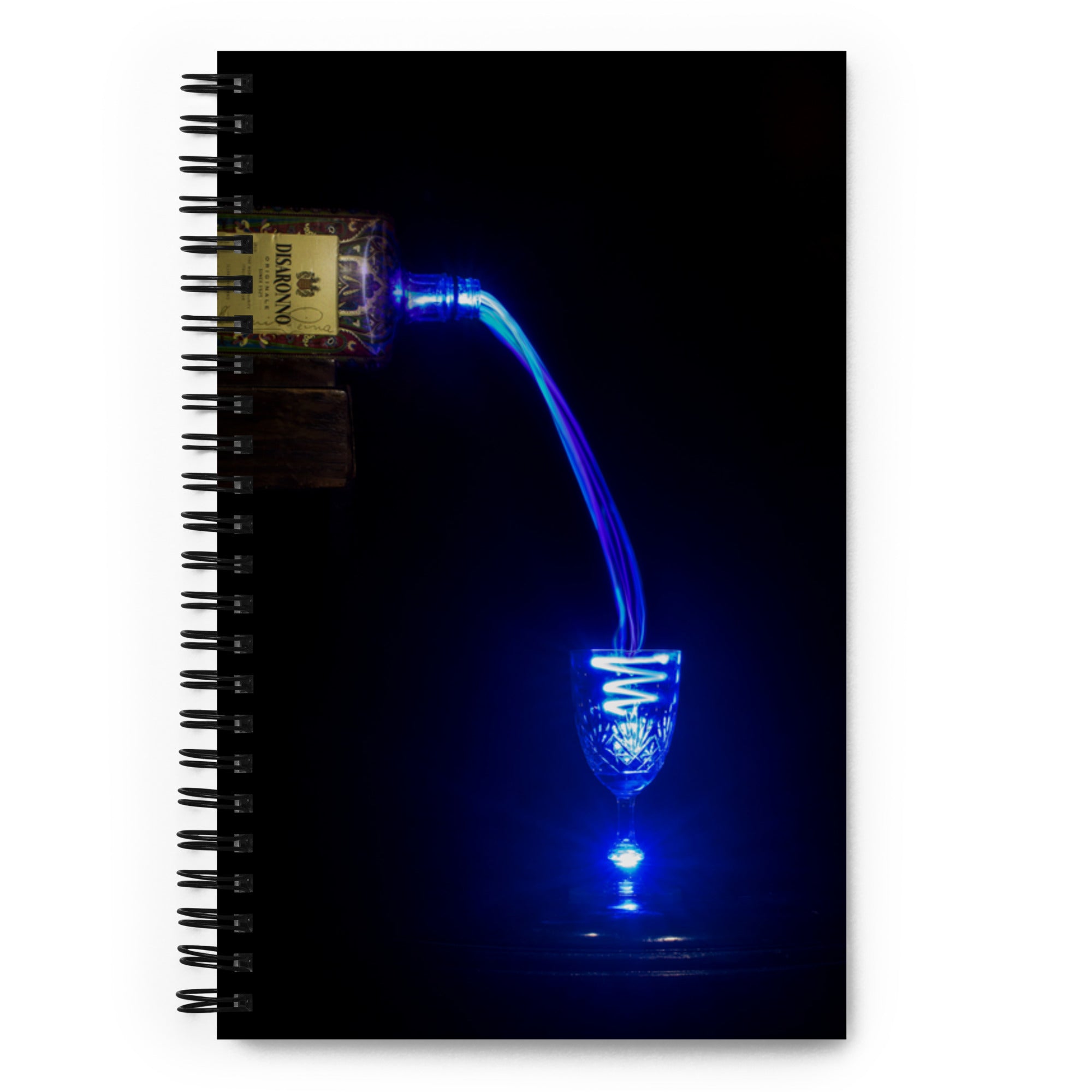 Spiral notebook ( Light painting )