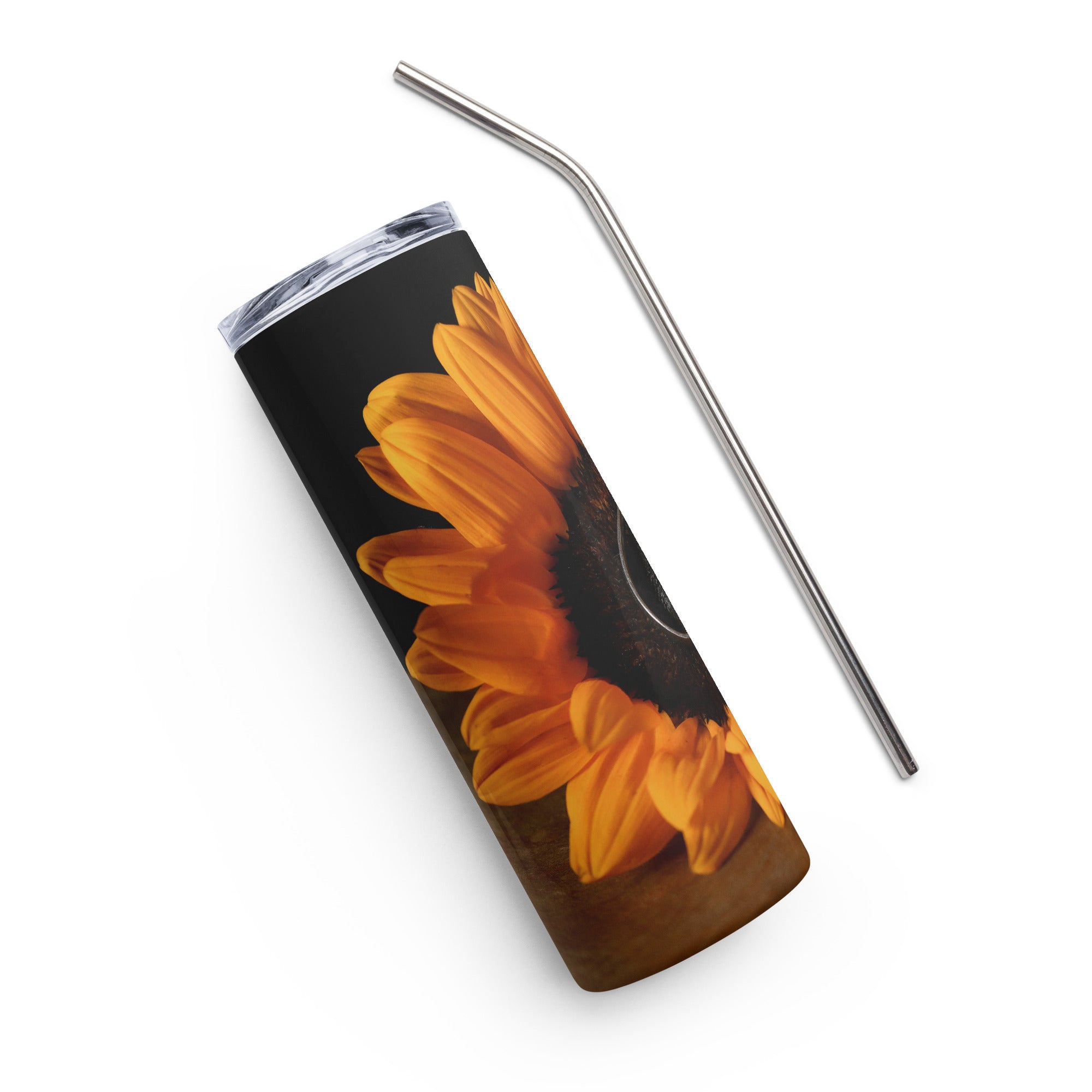 Stainless steel tumbler ( Sunflower )