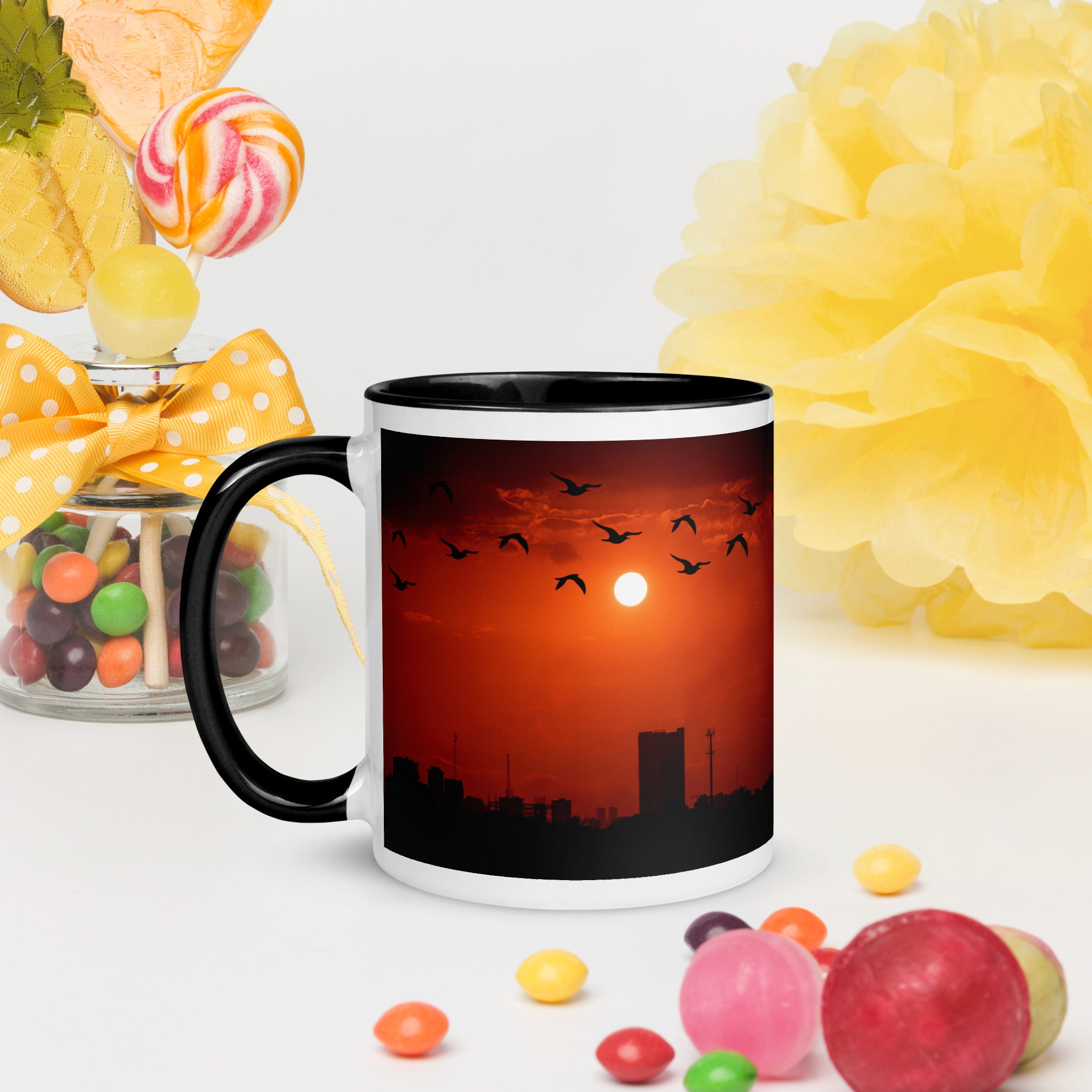 Mug with Color Inside ( Sunset )