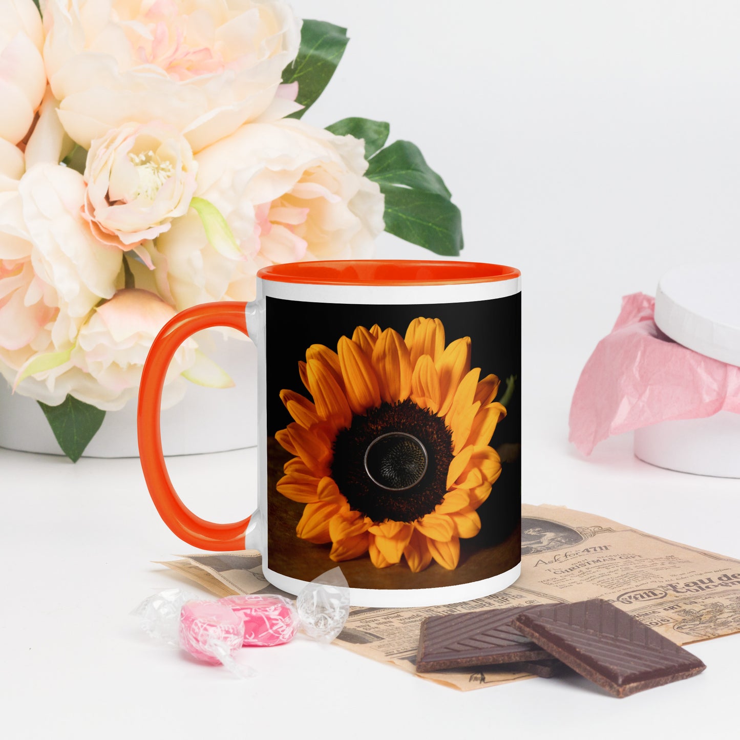 Mug with Color Inside ( The Sunflower Collection )