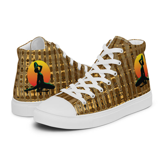 Women’s high top canvas shoes ( Nèg Mawon )