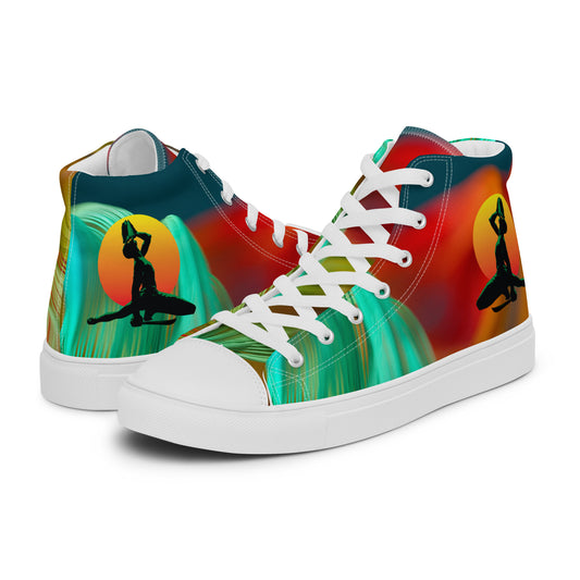 Women’s high top canvas shoes ( Nèg Mawon )