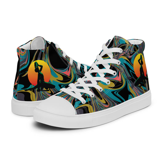 Women’s high top canvas shoes ( Nèg Mawon )