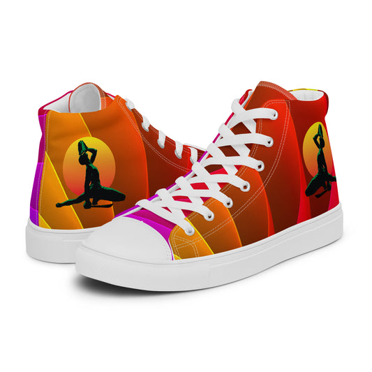 Women’s high top canvas shoes ( Nèg Mawon )