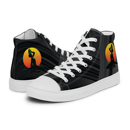 Women’s high top canvas shoes ( Nèg Mawon )