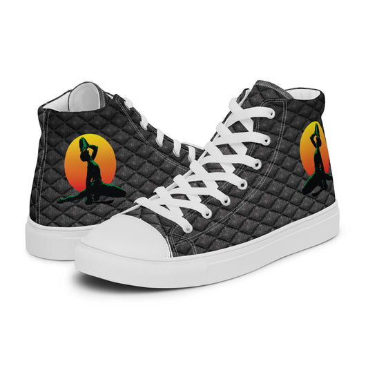 Women’s high top canvas shoes ( Nèg Mawon )