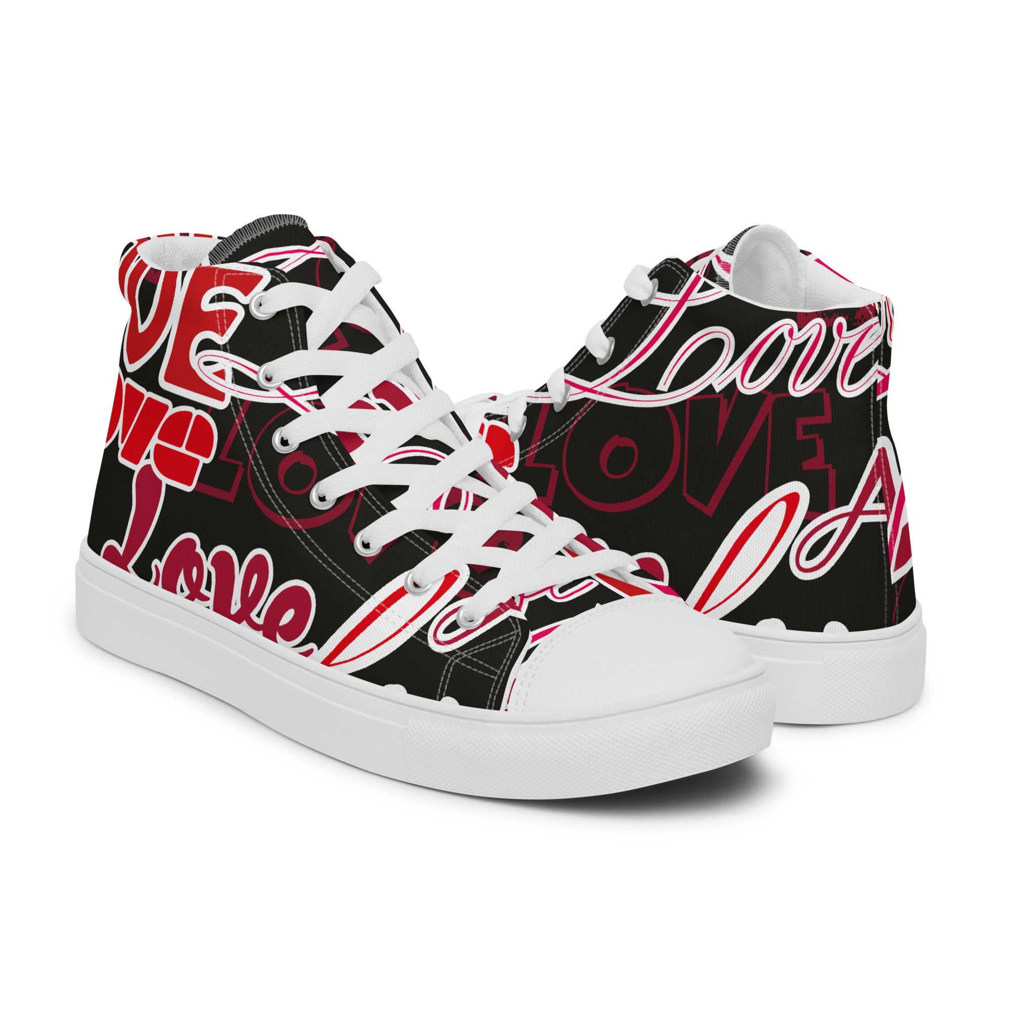 Women’s high top canvas shoes ( Nèg Mawon )