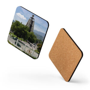 Cork-back coaster