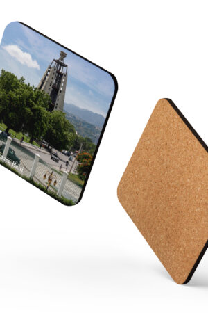 Cork-back coaster