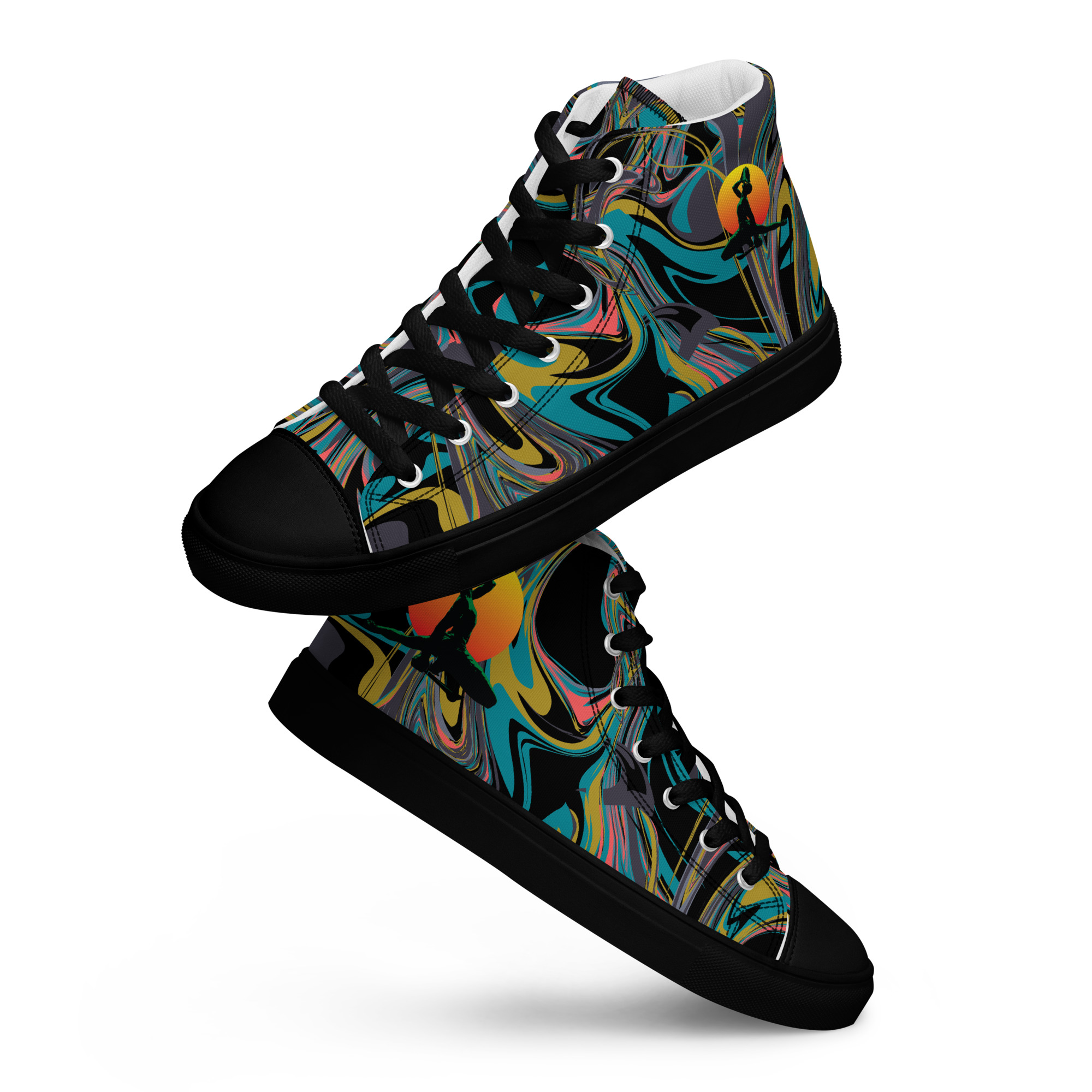 Men’s high top canvas shoes Neg Mason - Image 7