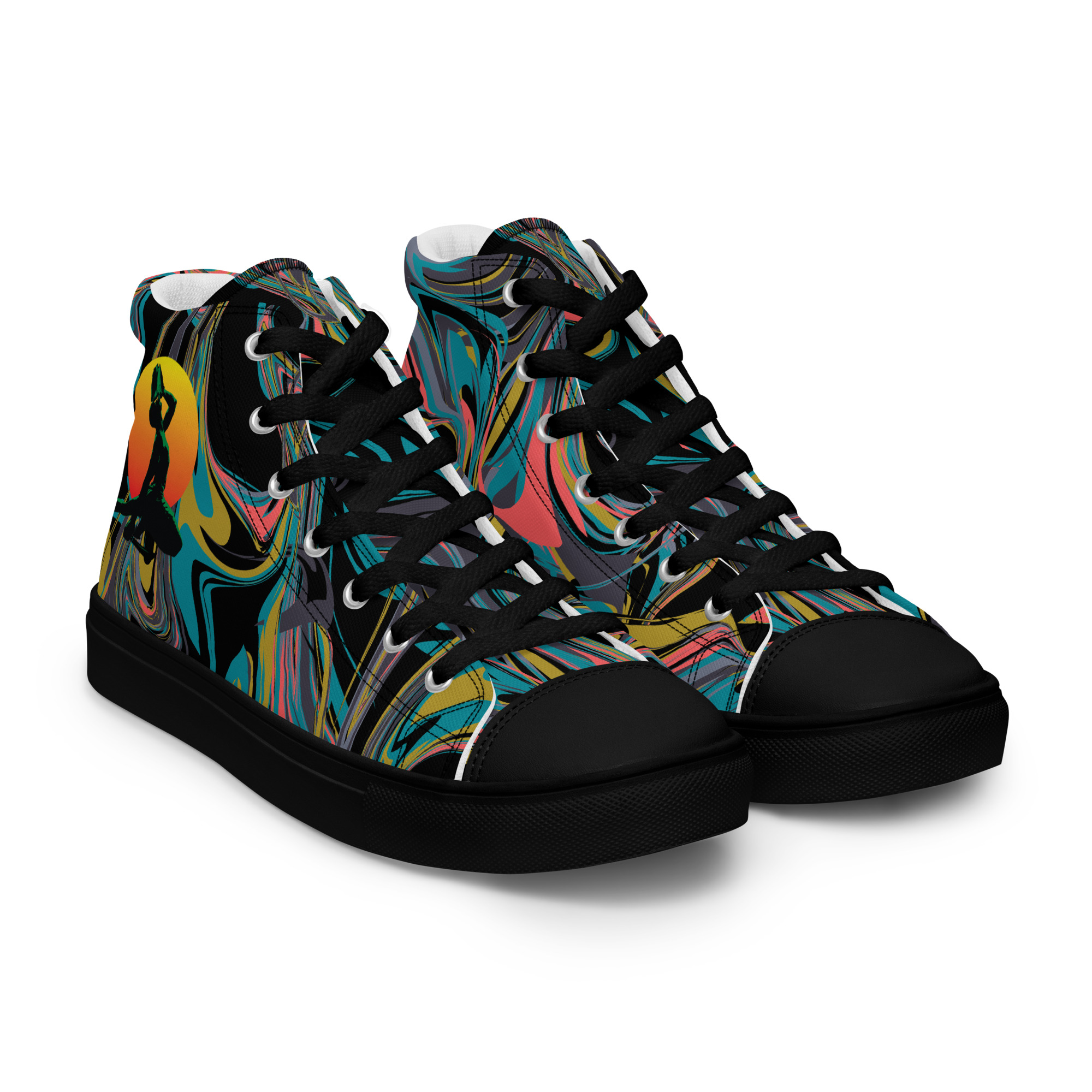 Men’s high top canvas shoes Neg Mason - Image 10