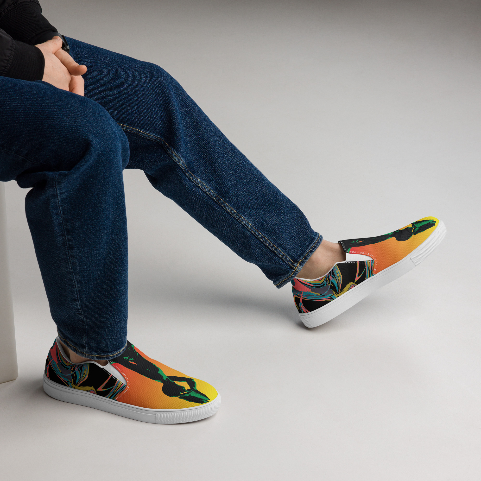 Men’s slip-on canvas shoes Neg Mason - Image 5
