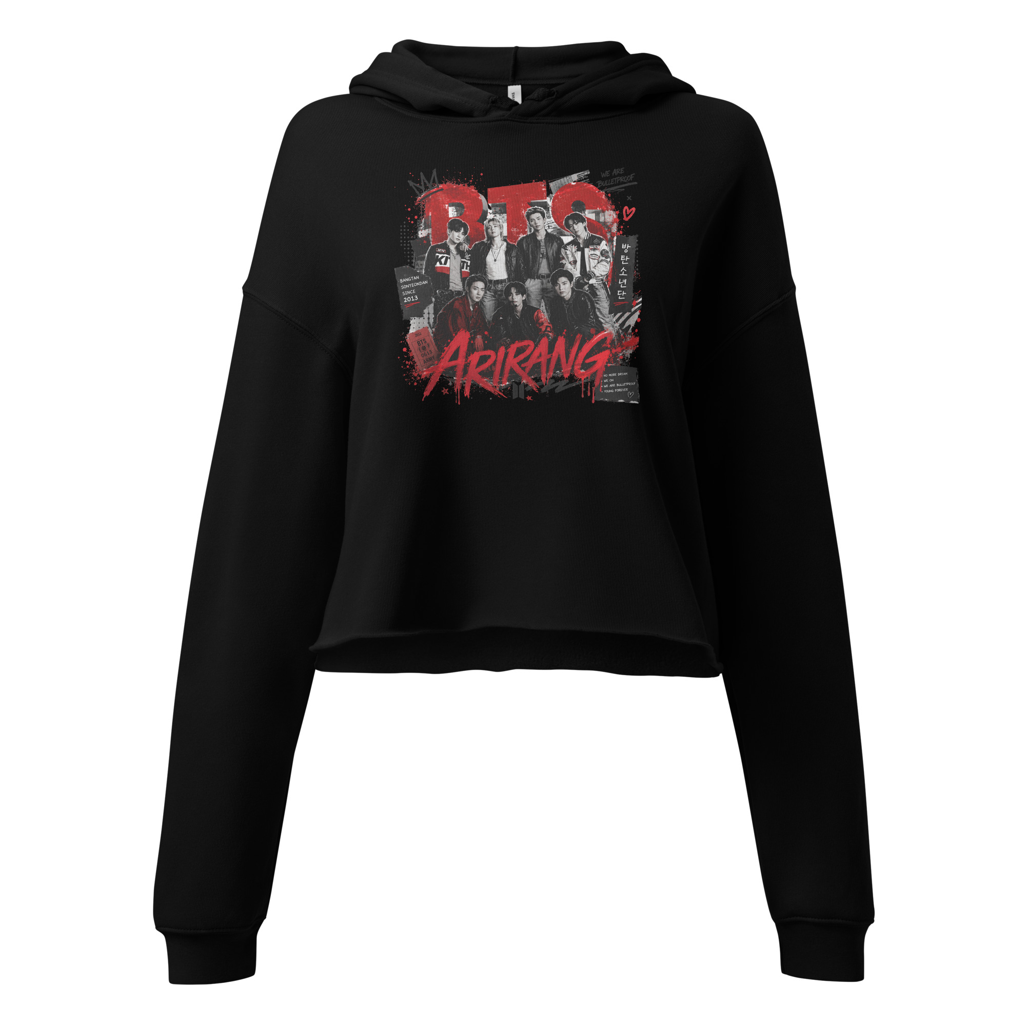 BTS Arirang Women's Crop Hoodie - Image 2