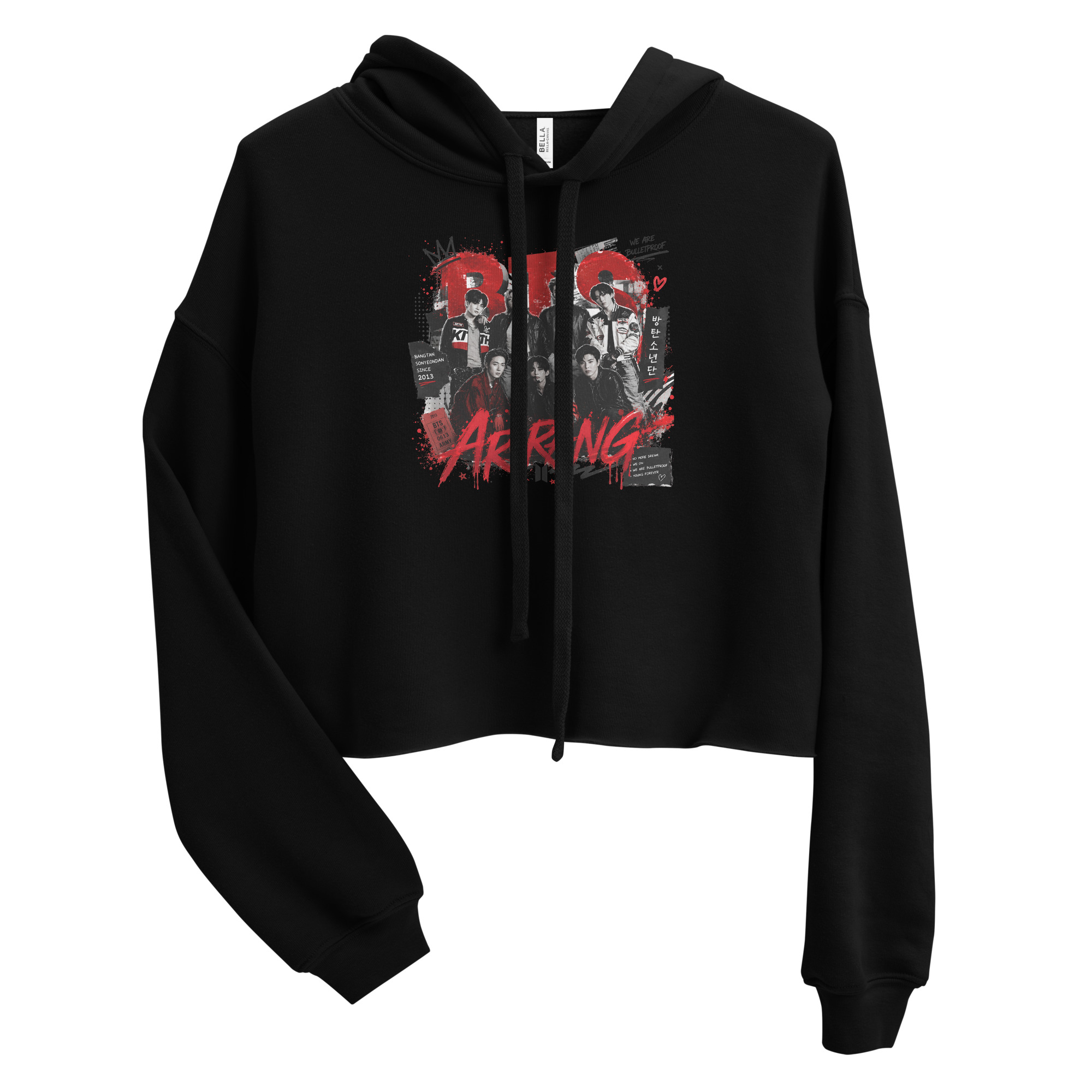 BTS Arirang Women's Crop Hoodie - Image 5