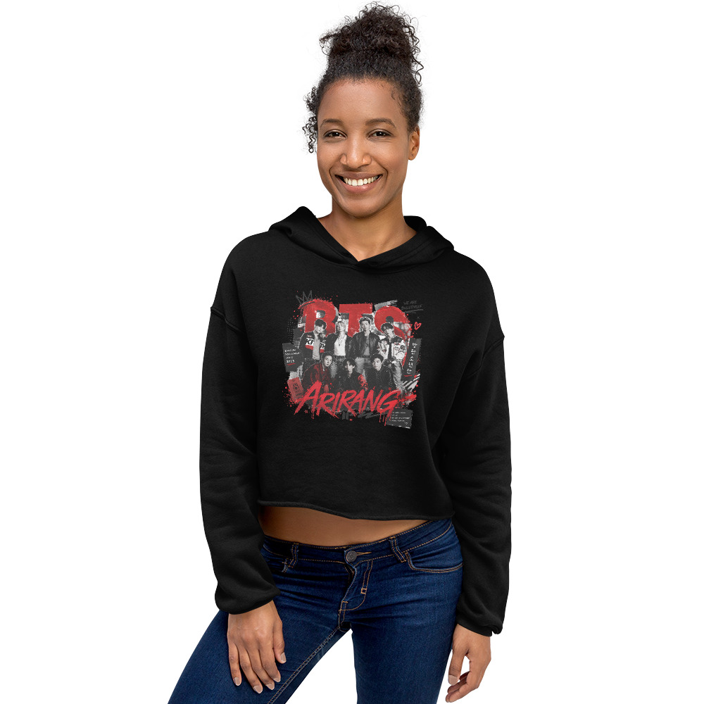 BTS Arirang Women's Crop Hoodie - Image 6