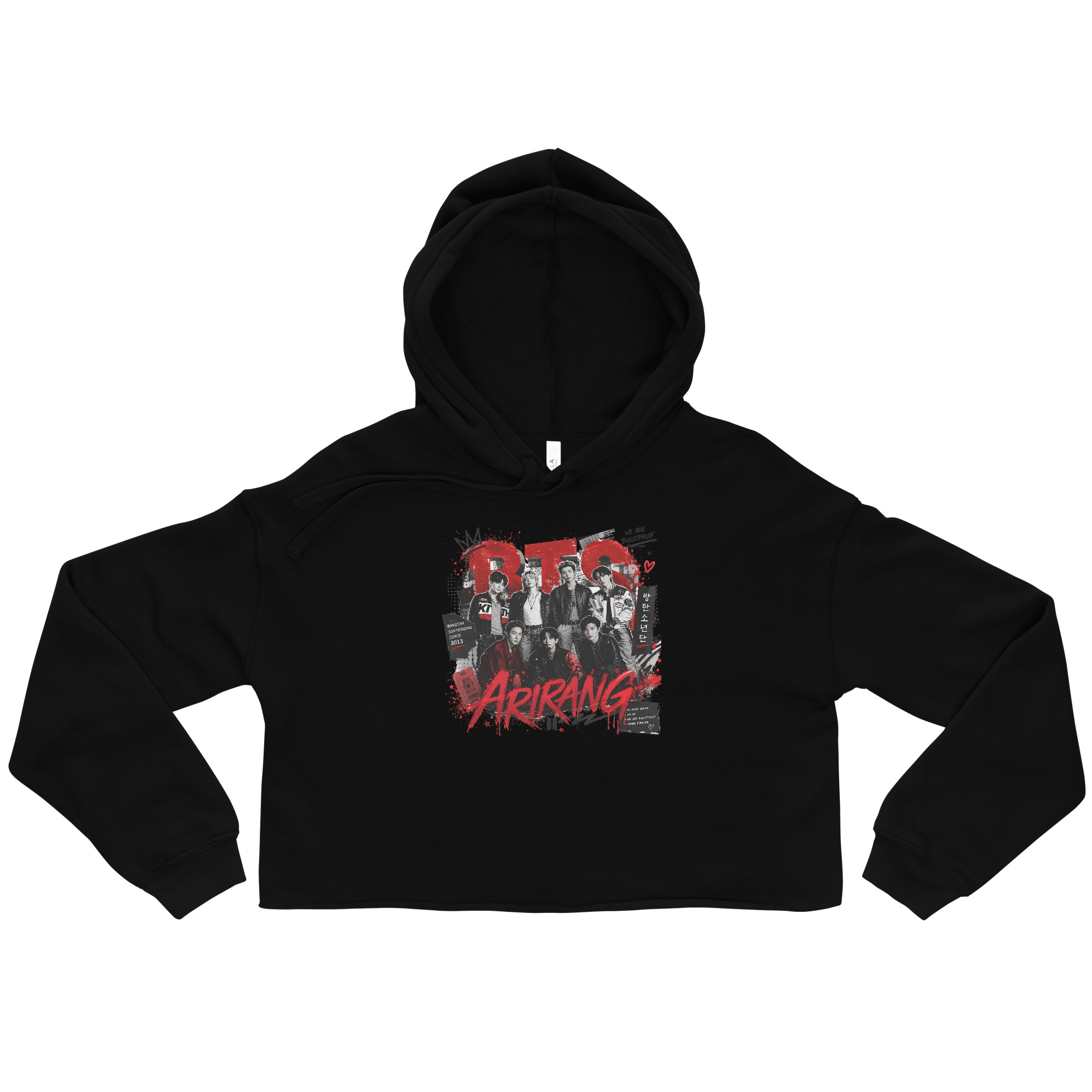 BTS Arirang Women's Crop Hoodie - Image 7
