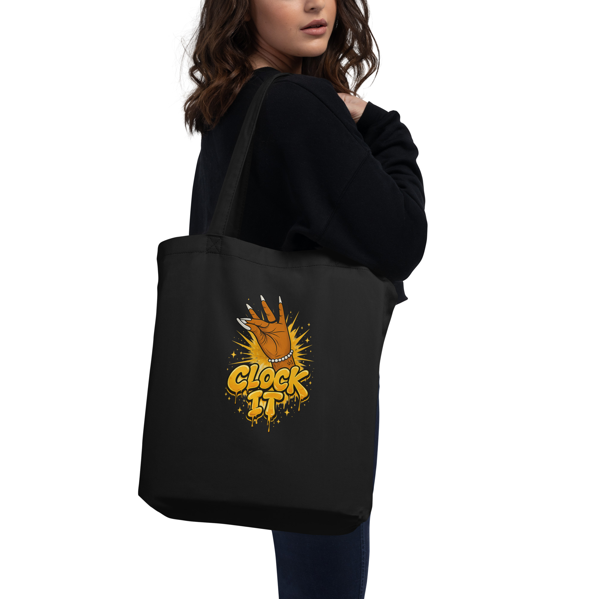 Clock it Tote Bag - Image 5