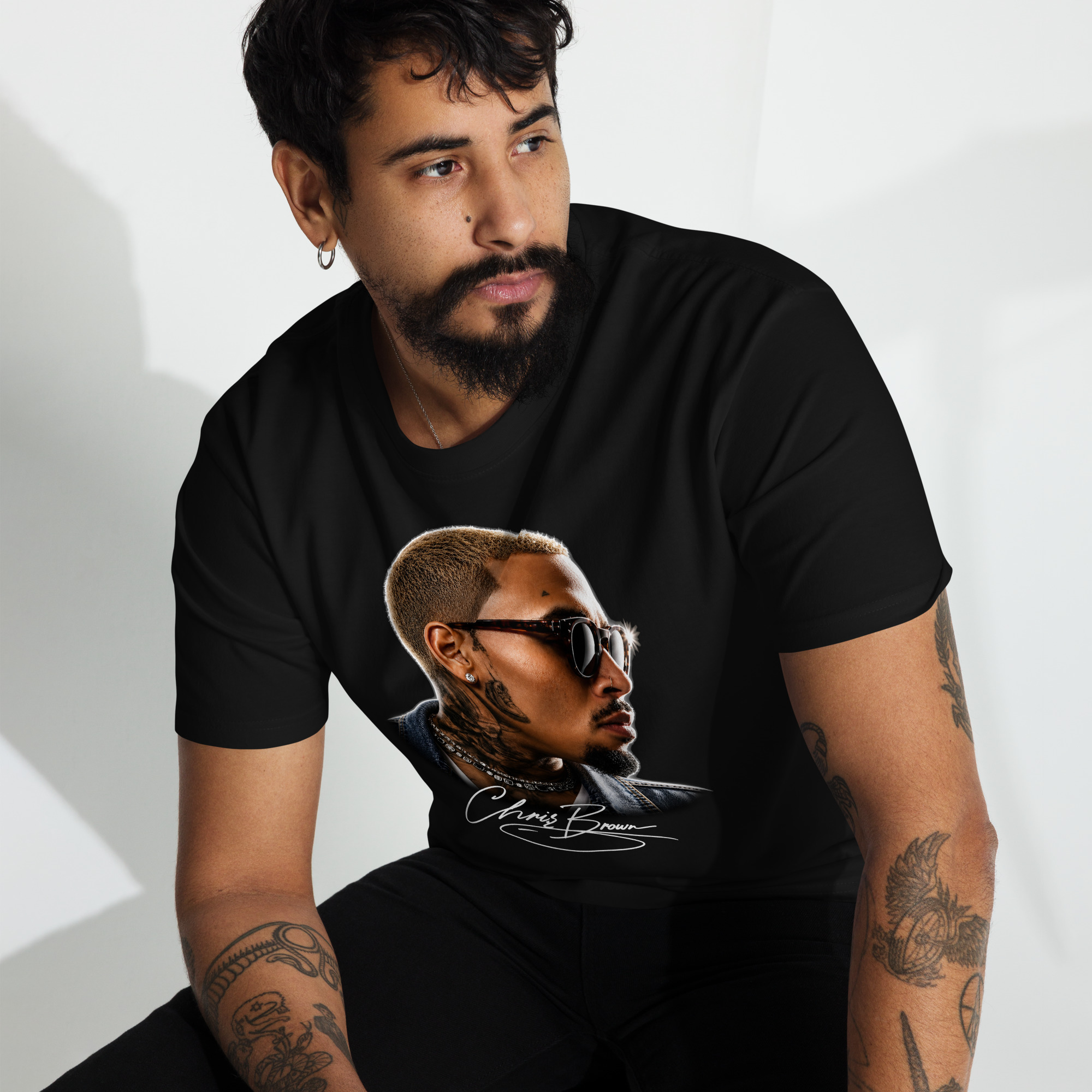 Men’s premium heavyweight tee - Image 5